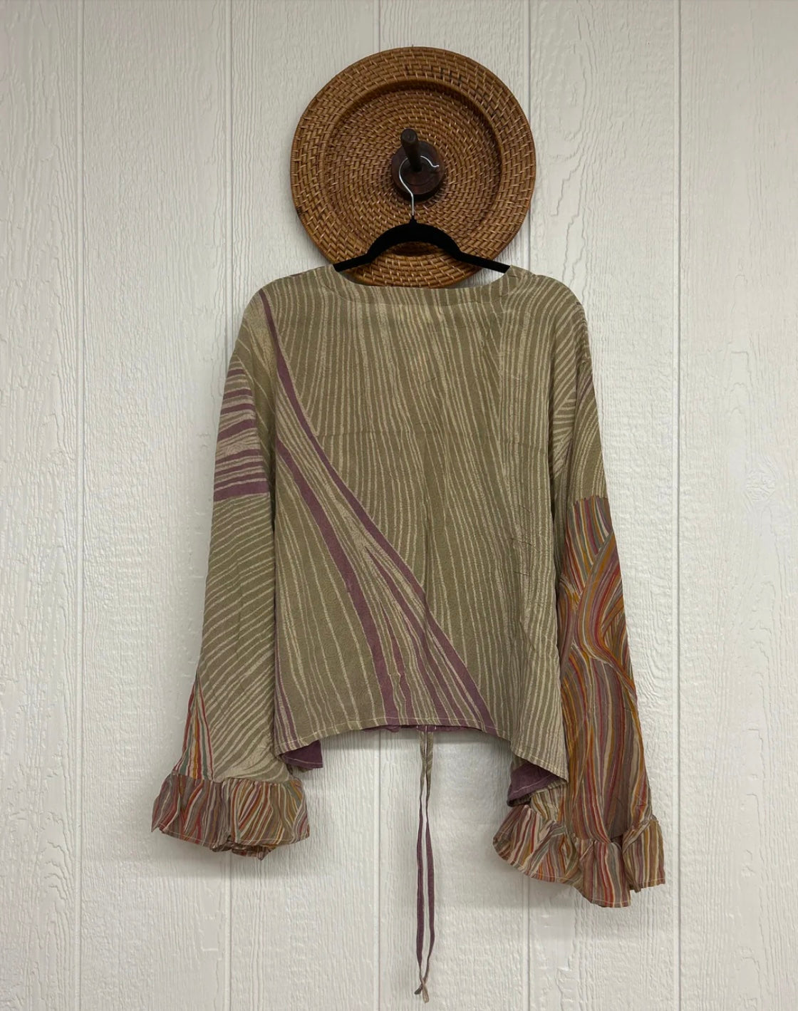 Bell Sleeve Butterfly Top #116 by Kantha Bae