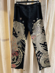 Zen Pant in Dragon Print by Paparazzi