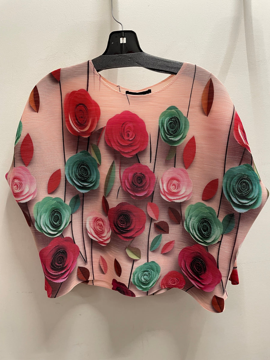 Pleated Rose Top by EllyNDale