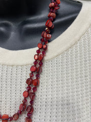 Tidal Glow Shell & Glass Necklace