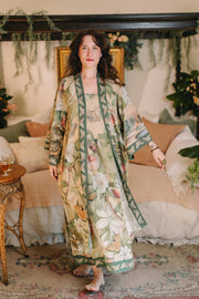 Additional view of Fleur De Soleil Bohéme Long Maxi Slip Dress with Florals from Robin Boutique.