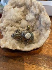 Pendant Only Pearl Bunny