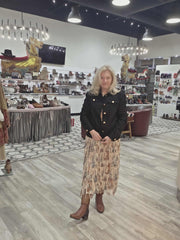 Western Fringe Skirt by WAY