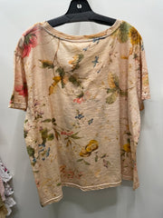 Driftwood Day Tee in Floral Angel Print by Paper Lace
