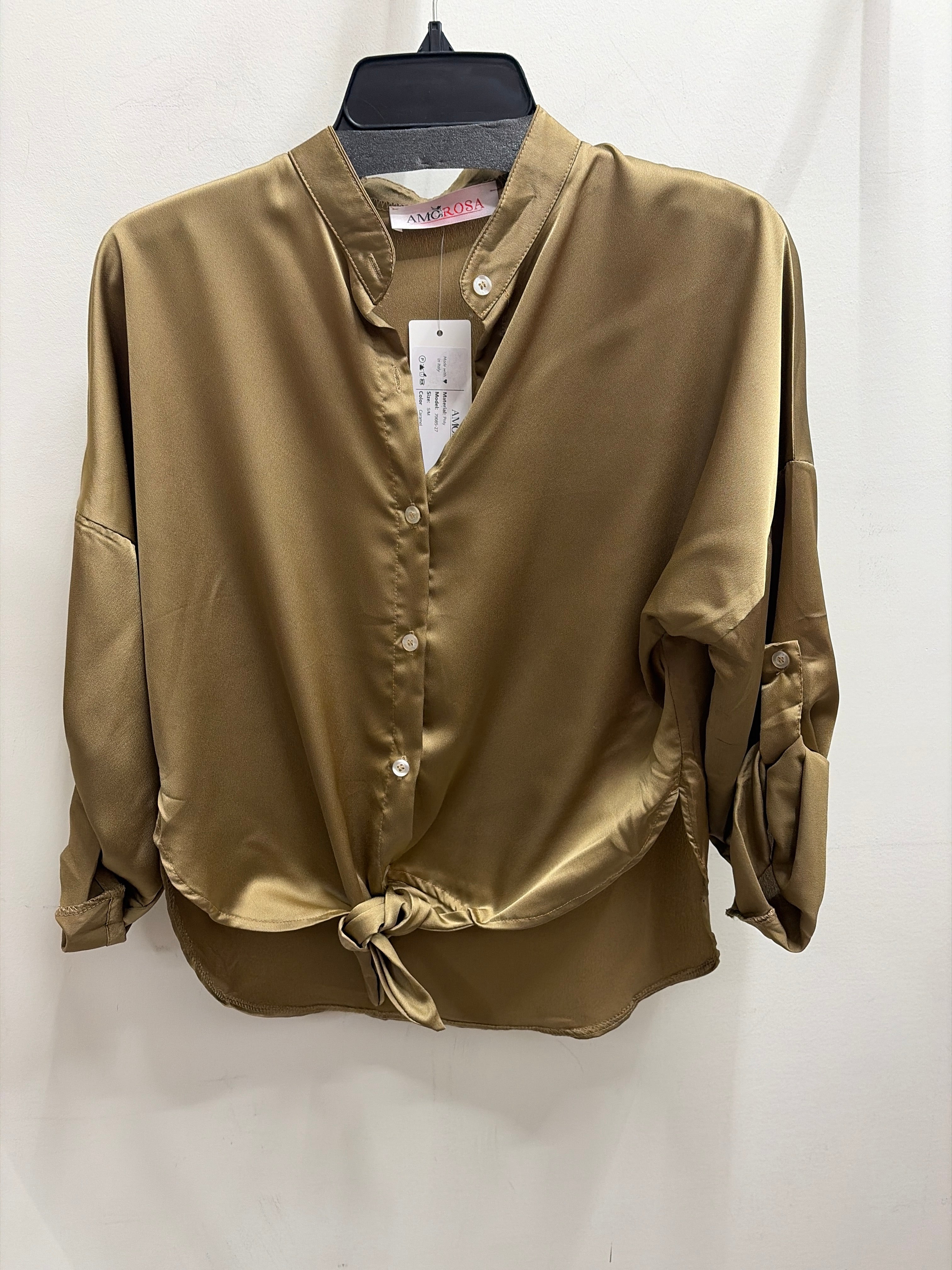 Silk Bottom Knot Top by Amorosa