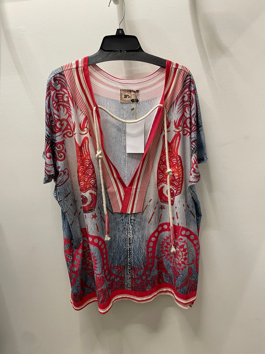 Long Blouse in Koi by IPNG Design