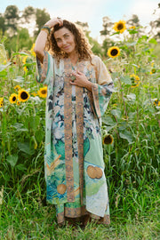Additional view of I Paint My Dream Van Gogh Opera Duster Kimono Robe from Robin Boutique.