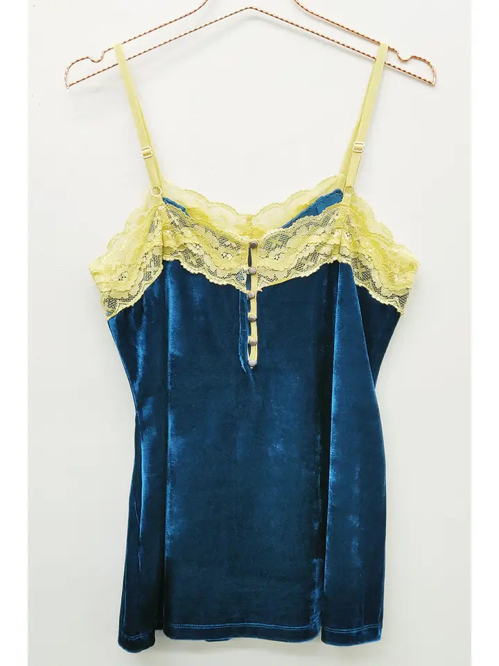 Beaded Velvet Dreams Cami by Aratta