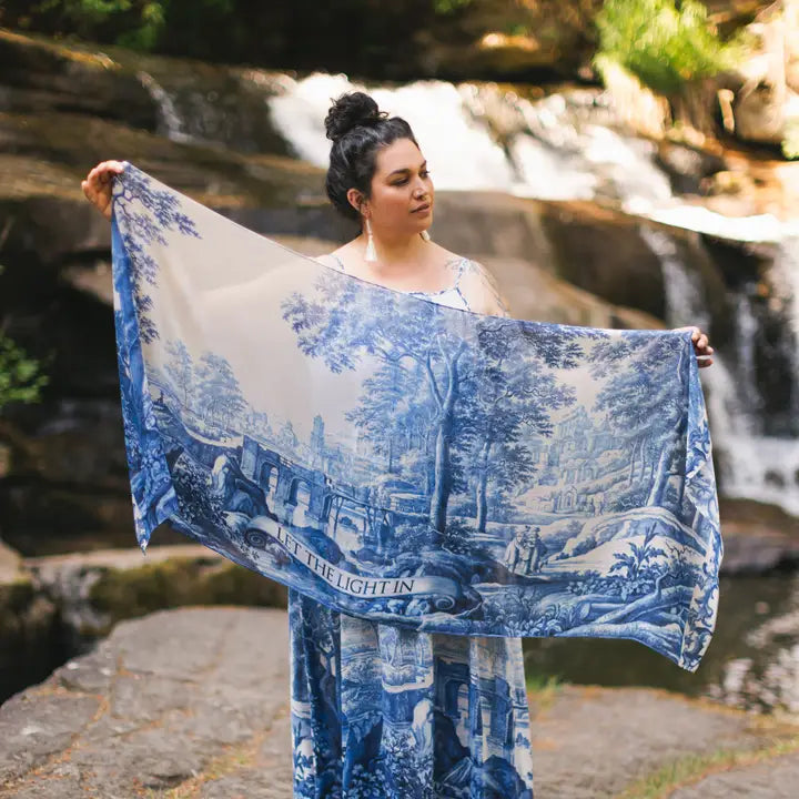 Let The Light In Bohemian Scarf by Market of Stars Robin Boutique