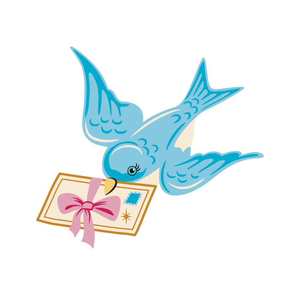 Flight of Fancy Brooch by 50's Vintage Dame x Lipstick & Chrome Robin Boutique