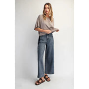 Crew Neck Cashmere Cardigan by Cotierra