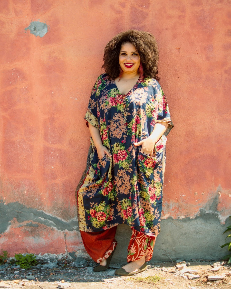 Silk Midi Muu #217 by Kantha Bae