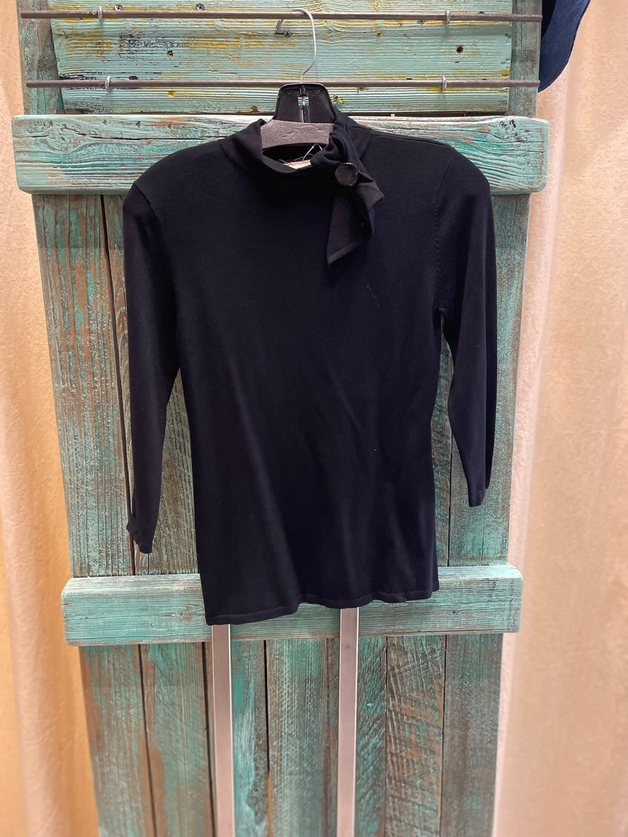 Leonora Pullover in Black by Effie's Heart