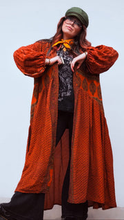 Crepe Sari Evermore Kimono #200 by Kantha Bae