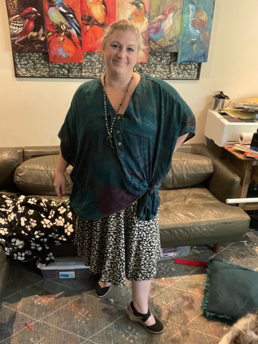 Silk Midi Muu #217 by Kantha Bae