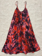Crepe Sari Moonchild Slip Dress #249 by Kantha Bae