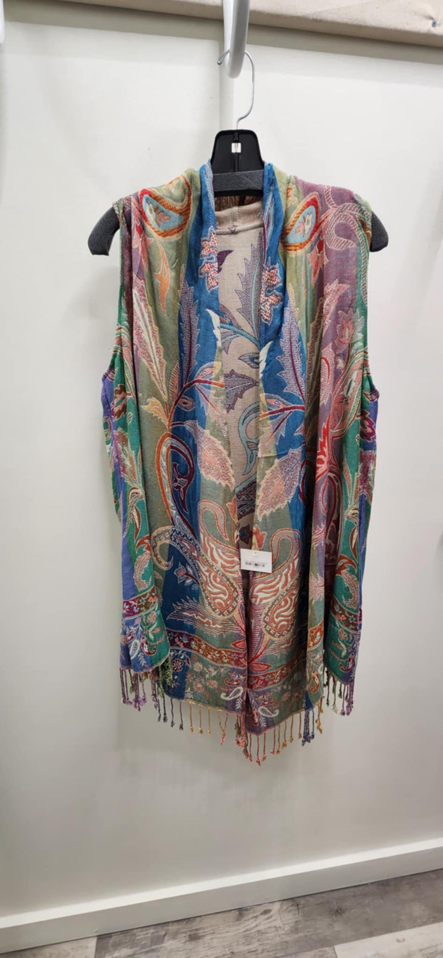 Reversible Tapestry Duster Vest