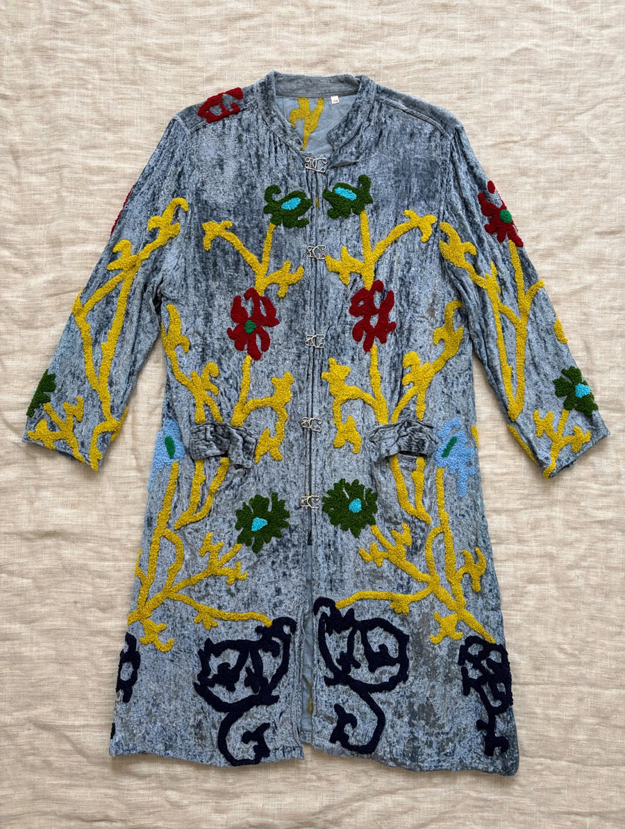 Velvet Garden Embroidered Coat by Paper Lace