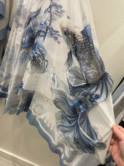 Skirt Square in Japanese Koi by IPNG Design