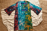 Crepe Sari Spellbound Kimono #207 by Kantha Bae