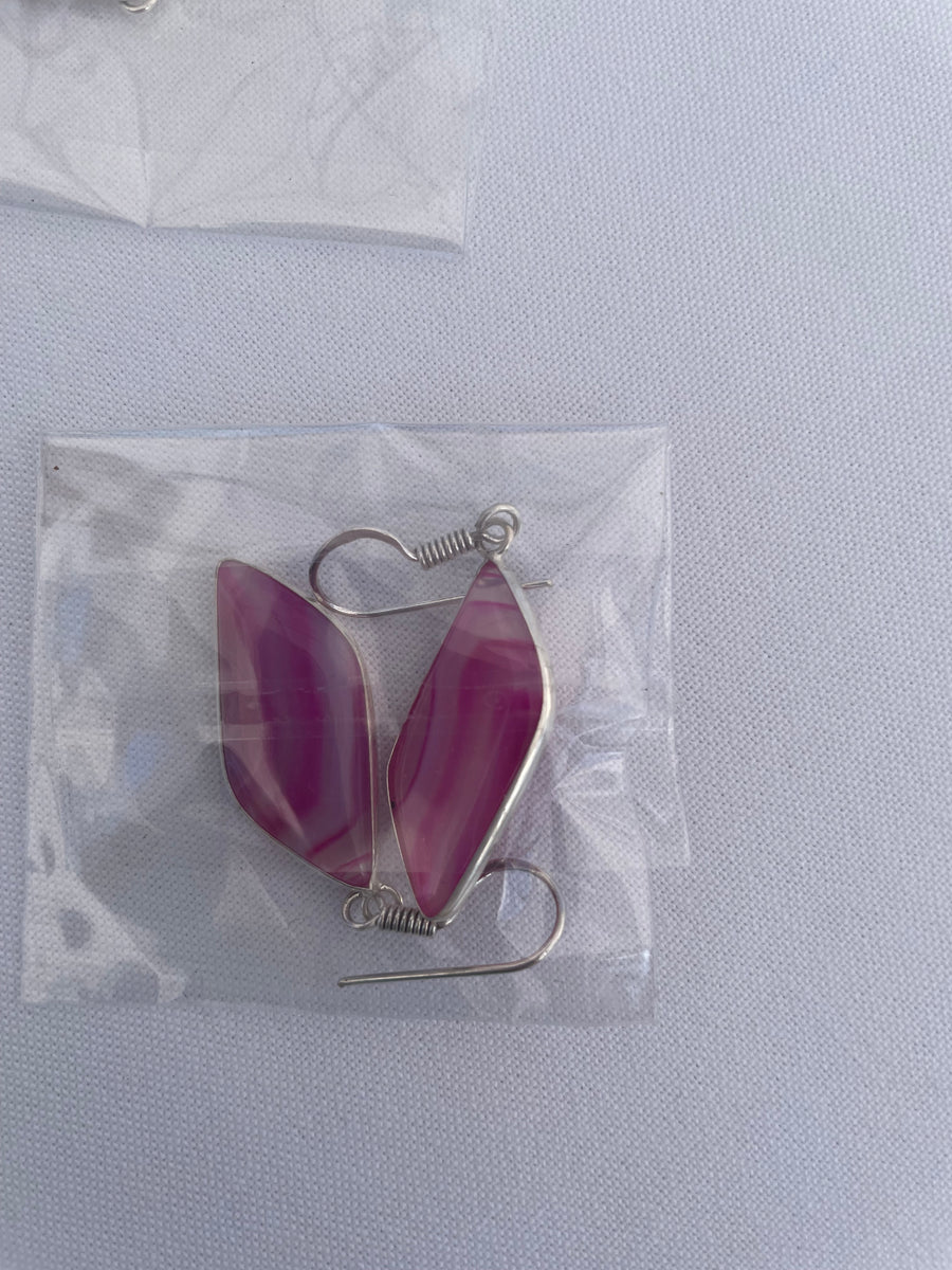 Stone Drop Earrings