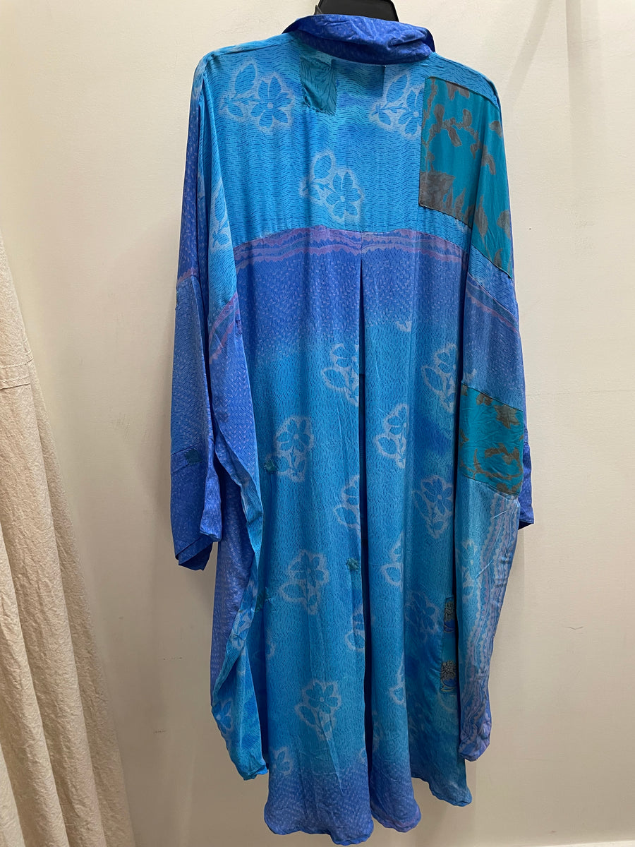 Crepe Sari Free To Be Longsleeve Maxi #016 by Kantha Bae