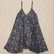 Rasgulla Sari Moonchild Mini Dress #225 by Kantha Bae