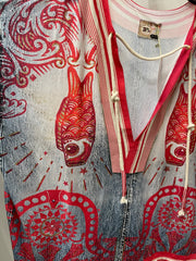 Long Blouse in Koi by IPNG Design