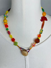 Bird Glass Necklace by The Vintage Jewel