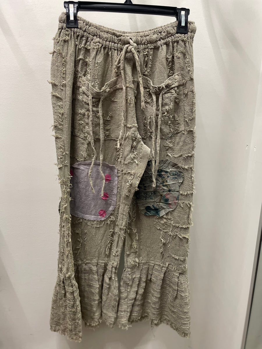 Moonmoss Ruffle Pant by Jaded Gypsy Robin Boutique