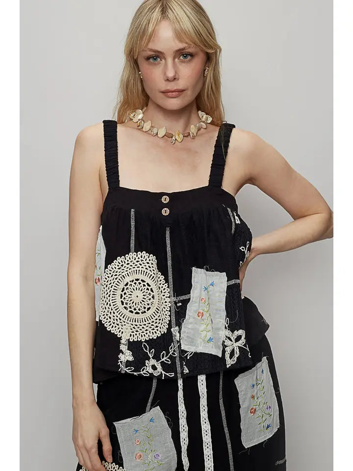 Patchwork Chic Top