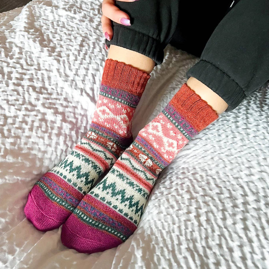 Eisley Retro Chevron Socks Robin Boutique