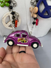 Purple Stingin’ Punch Buggy Necklace by Gina