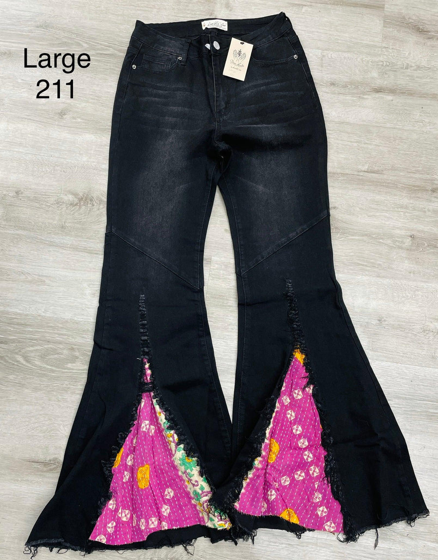 Upcycled Denim Dorito Bell by Kantha Bae - Robin Boutique-Boutique 