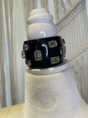 Crystal Inlay Copal Bangle