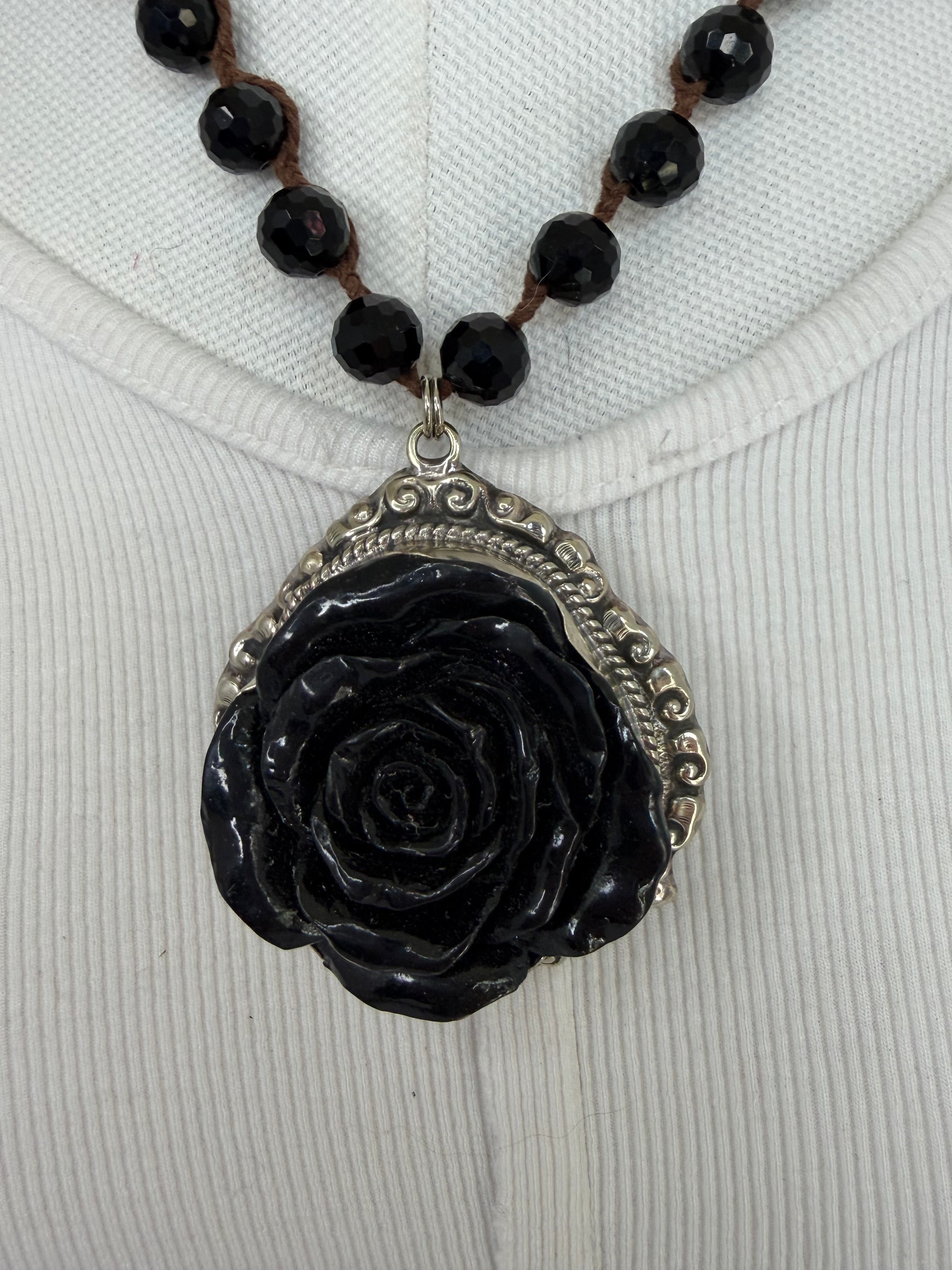 Midnight Rose Necklace