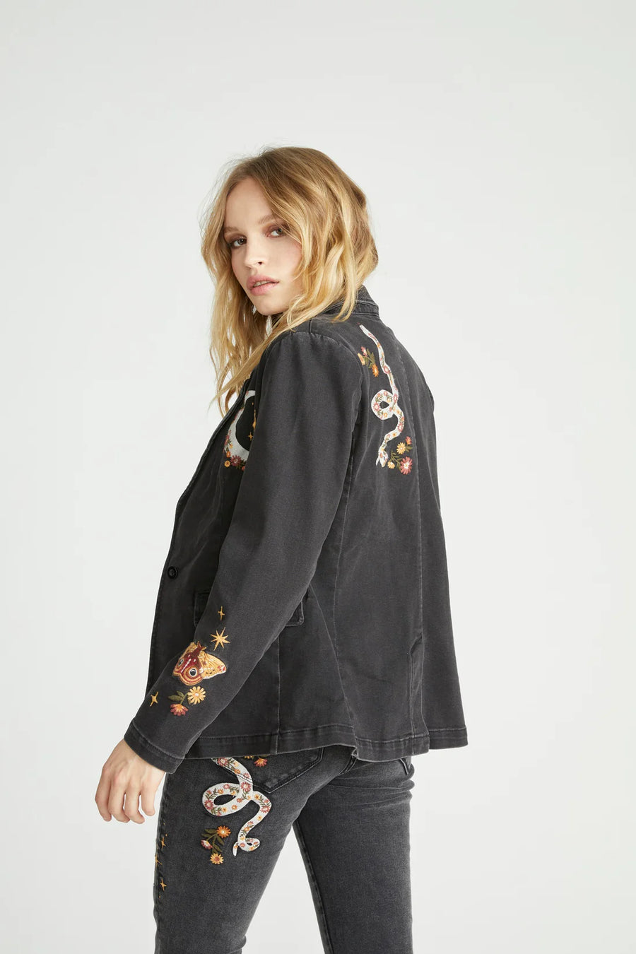 Hallucination Denim Jacket by Driftwood