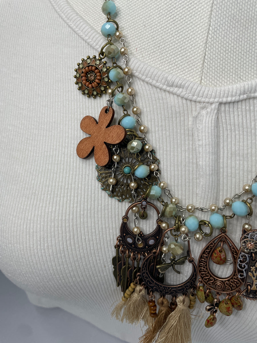 Boho Owl Vibes Necklace by Gina