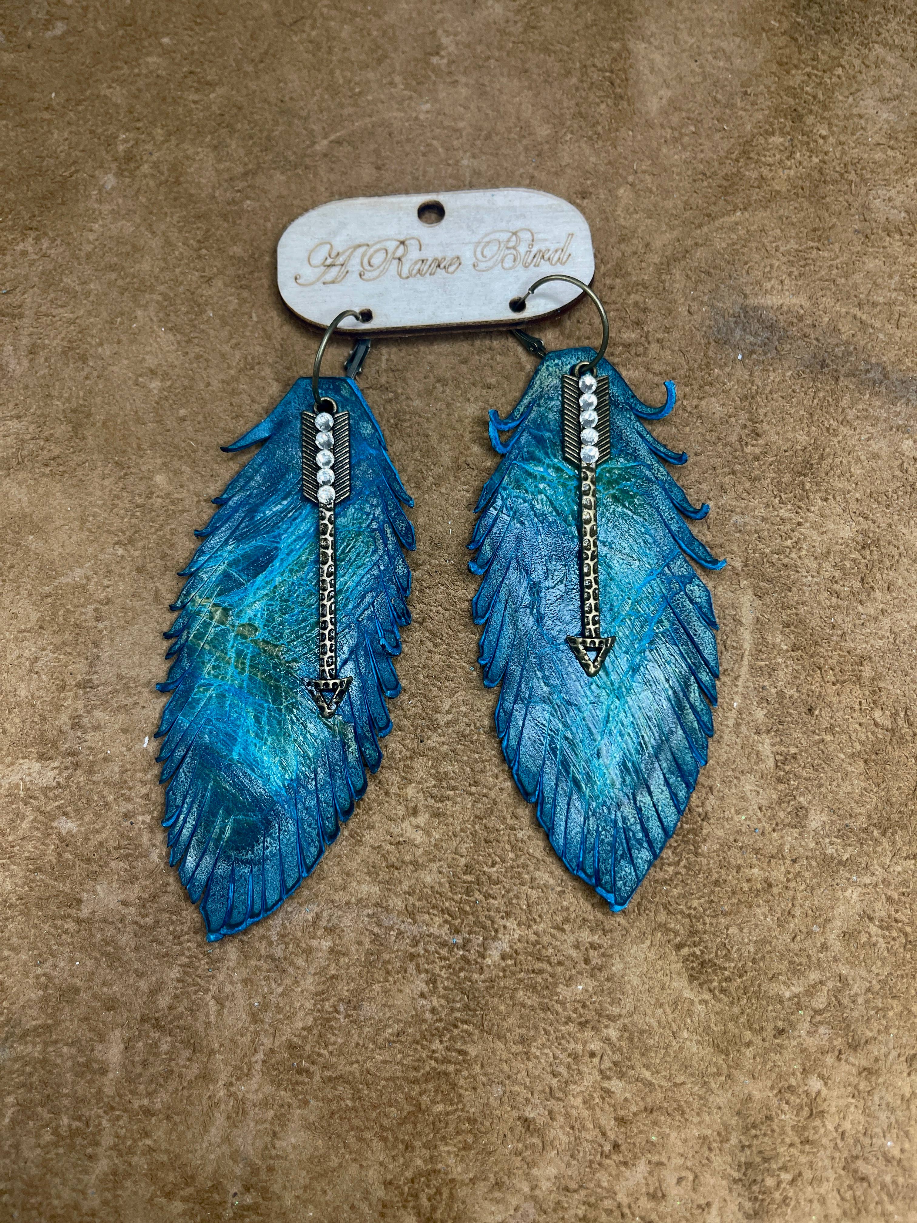 "Follow Your Arrow" Dirty White Earrings Robin Boutique