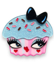 Cupcake Cutie Brooch by Miss Fluff x Lipstick & Chrome Robin Boutique