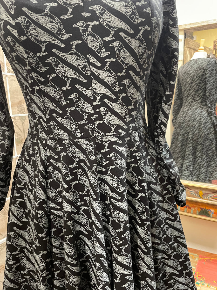 Margot Dress in Poe Print by Effie's Heart - Robin Boutique-Boutique 