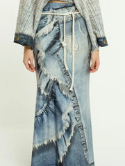 Mermaid Skirt in Jeanious by IPNG Design
