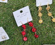 Christmas Bow Earrings - Robin Boutique-Boutique 