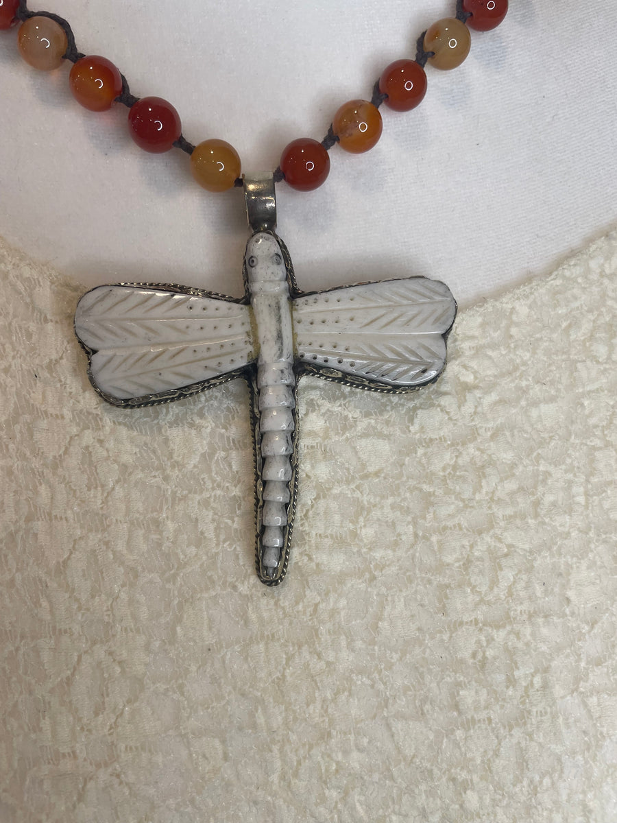 Dragonfly Necklace by Tara