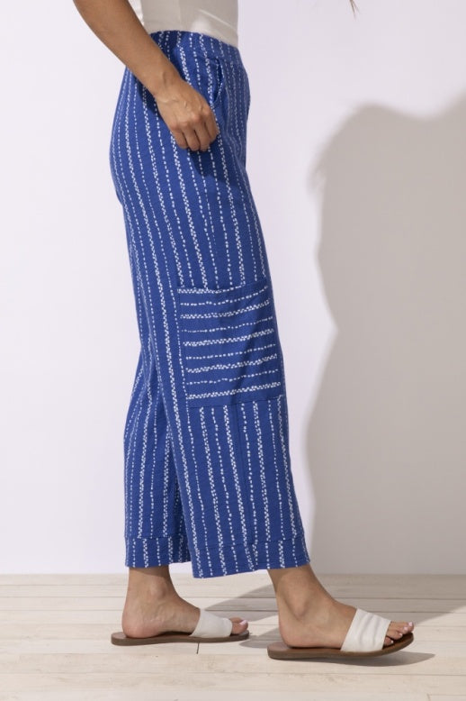 Driftwood Stripe J Pocket Flood Pant by Escape