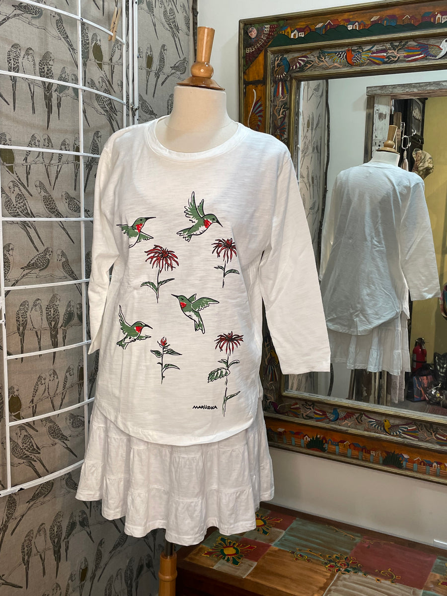Hummingbirds 3/4 Sleeve Tee