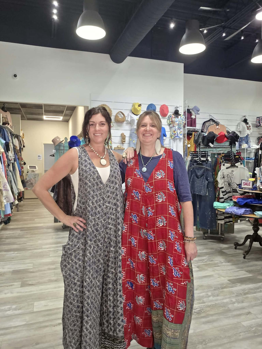 Duality Sari Harmony Wide Leg Jumpsuit #1036 by Kantha Bae