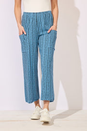 Canyon Stripe Pocket Flood Pant by Escape