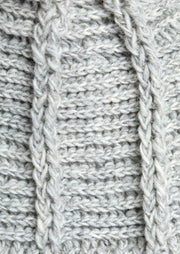 Brecken Pumice Knit Pom Beanie By Many Hands