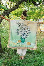 Additional view of I Paint My Dream Bohemian Van Gogh Goddess Starduster Kimono from Robin Boutique.